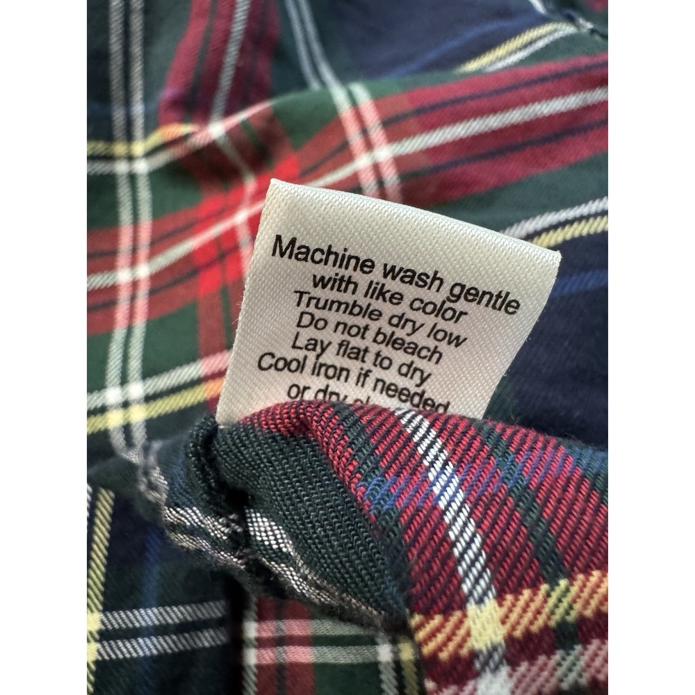 Hill House Ellie Midi Nap Dress Navy Tartan Plaid Size‎ Large - Picture 7 of 10